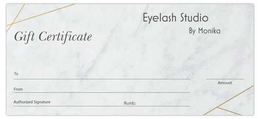 Eyelash Studio by Monika Gift Card